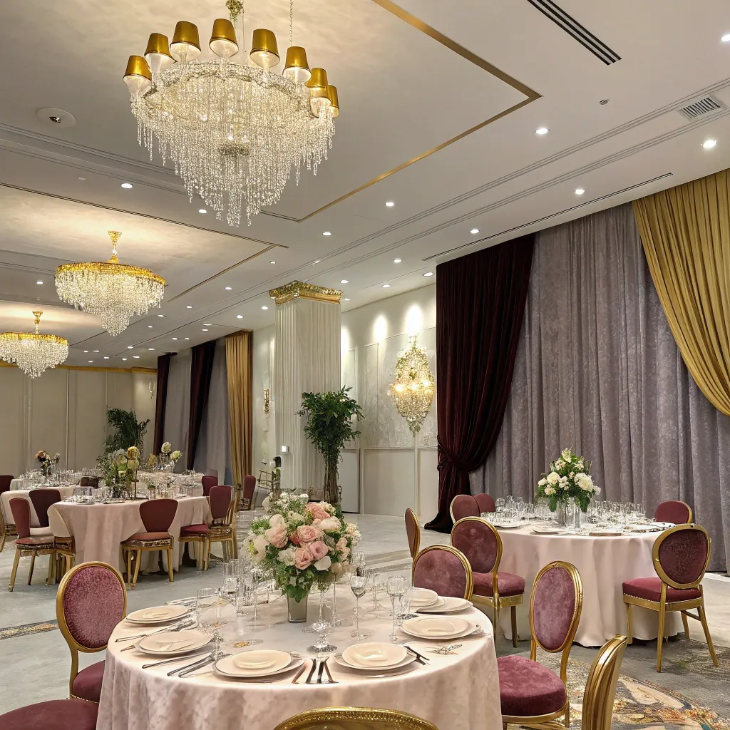 Elegant venue decor