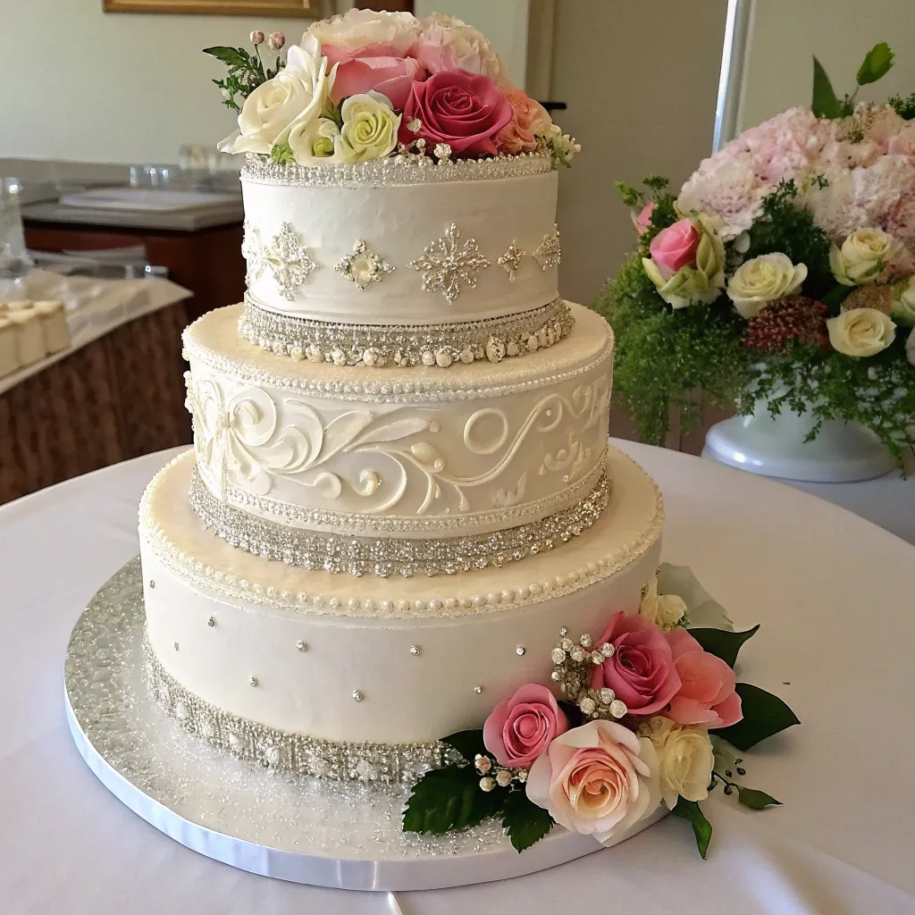 Delicious wedding cake